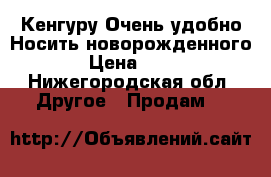 Кенгуру Очень удобно Носить новорожденного. › Цена ­ 500 - Нижегородская обл. Другое » Продам   